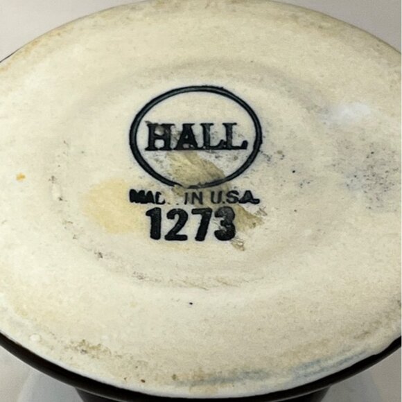 Four Hall Pottery Ivory Brown Irish Coffee Pedestal Mugs - Picture 8 of 8